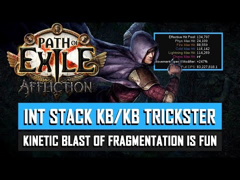 [POE 3.23] Affliction Week 1: Int-stacking KB/KB Trickster