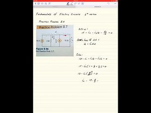 Practice Problem 2.7 (Alexander and Sadiku 6th edition)