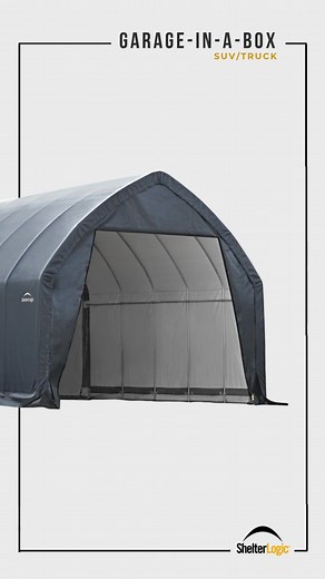 Protect your truck or SUV from sun, rain, and snow with this all-weather steel-frame shelter. Shop Garage-in-a-Box now. | ShelterLogic Direct