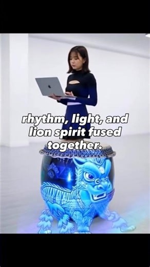 Projection Mapping Through Lion Dance Drum #liondance #drumming