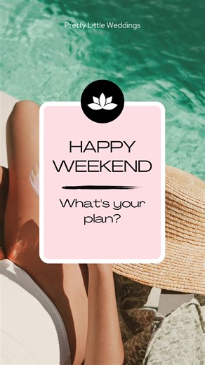 Have a lovely weekend everyone 💕💕 #prettylittleweddings