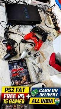 PS2 Fat Console + FREE 15 Games 🎮 | Cash on Delivery | All India Delivery 🇮🇳 #shorts #youtubeshorts