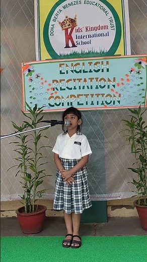 🎤🌈🇮🇳 Mishita Pole | 📚 Std. 1 | 🏆 English Recitation Competition 2026 | 📖 I Am Proud to Be Indian ✨