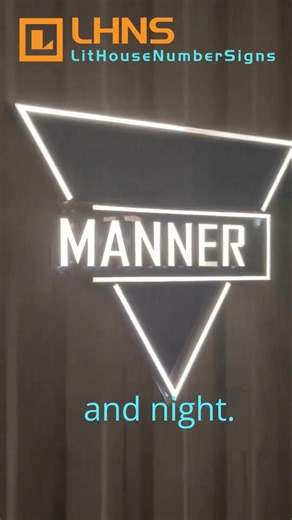 The 3D Triangle Panel in Our Channel Letters