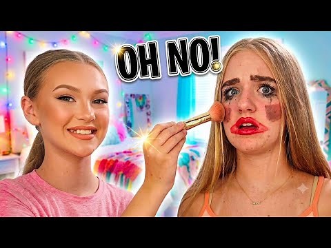 Little Sister Does My Make-up!!! (NEVER AGAIN)