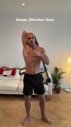 The one armed steel mace swing to ballistic curl looks basic, but it demands control, timing, and intent. You generate power from the hips, transfer it through the core, and finish with the arm under load. No isolation. No shortcuts. Every rep asks your grip, shoulder, arm, and trunk to work together. This is how arm and upper body strength is developed in the real world - through coordinated, ballistic movement. If it feels hard, that is the point. The steel mace exposes weak links and forces a