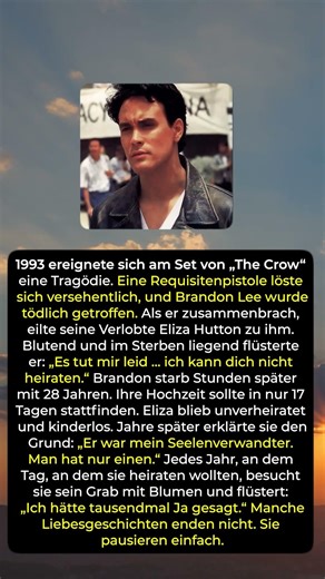 Brandon Lee & Eliza Hutton – Eine Liebe, die in der Zeit eingefroren ist #hollywood