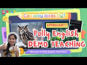 DEMO TEACHING AT POLLY ENGLISH APPROVED 💗🎉