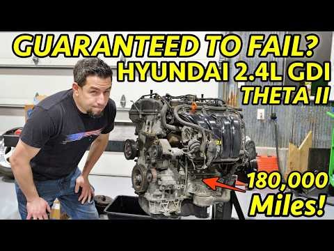 100% FAILURE RATE? Another DEAD Hyundai 2.4L Theta II Engine BUT This One Made It To 180,000 Miles!