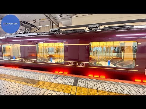 Riding Japan's Capsule Private Express Train from Osaka to Kyoto | AONIYOSHI