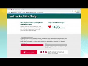Pledge to Keep Va Beautiful
