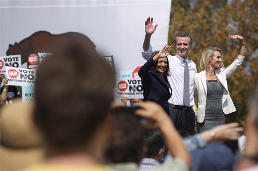 California Democrats have a clear pick in 2028 Newsom-Harris battle