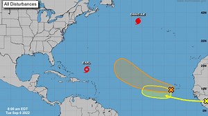 Tropical Storm Earl could become Atlantic season's first major hurricane