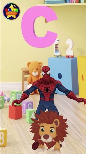 Spider-Man ABC Shorts | C for Car | Kids Fun Learning