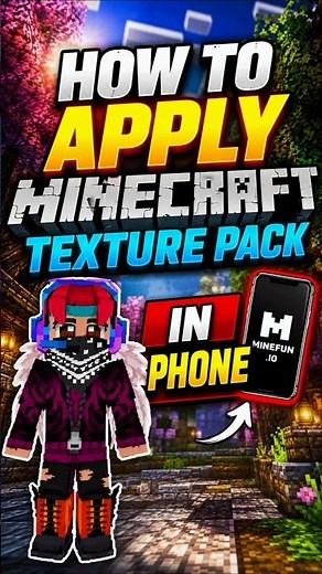 🔥 How To Apply Minecraft Texture Pack In Phone | #minefun.io