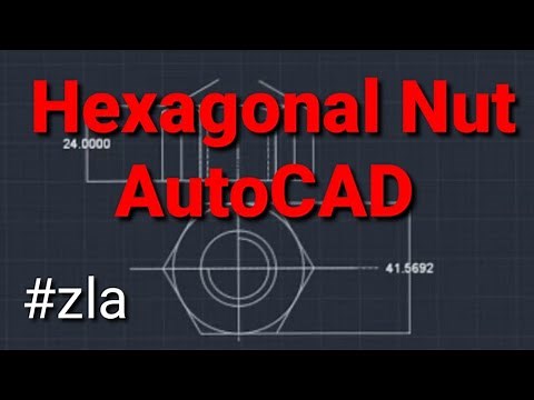 Hexagonal Nut | AutoCad