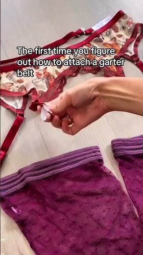 How to Attach Your Garter Belt to Your Stockings in 30 Seconds