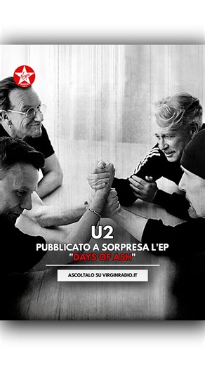 Gli U2 hanno pubblicato a sorpresa il nuovo EP "Days OF Ash". La band di Bono e The Edge ha rilasciato cinque brani inediti e una poesia, American Obituary’, ‘The Tears Of Things’, ‘Song Of The Future’, ‘Wildpeace’, ‘One Life At A Time’ e ‘Yours Eternally’, prima dell'uscita del nuovo album previsto per la fine del 2026. Ascoltalo su virginradio.it #U2 #DaysOfAsh #StayRock #VirginRadio #StyleRock Universal Music Italia | Virgin Radio Italy