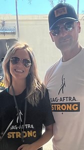 Ellen Hollman on Instagram: "A nice sunny day for a strike 🔥 #SagAftraStrong @wgaeast @wgawest"