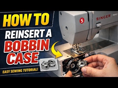 Sewing machine bobbin fix | Singer sewing machine