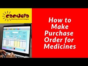 Retail Software: How to Make Purchase Order for Medicines