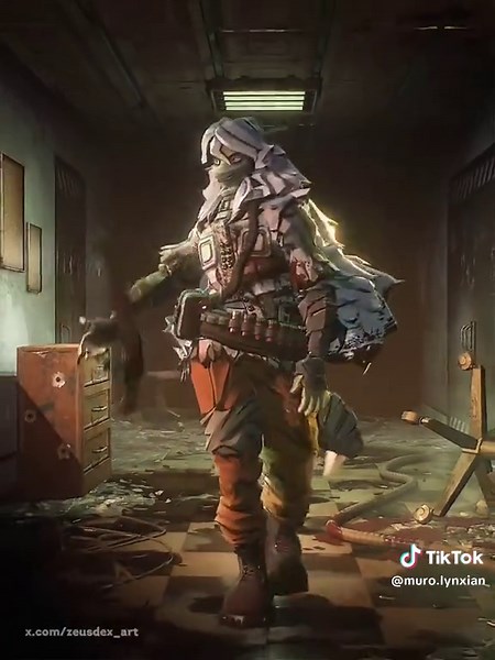 Horror-Inspired Furry Animation Walk Cycle