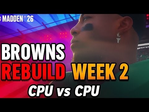 Madden 26 Franchise Rebuild - week 2 - CPU vs CPU