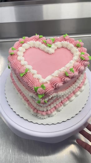 Delicious Pink Heart Cake from Walmart Bakery
