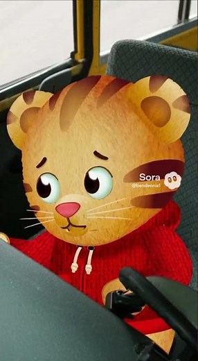 Daniel Tiger Drives A School Bus And Gets Grounded #1 (Sora 2 Version)