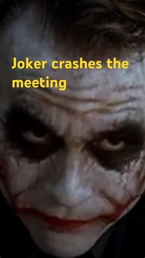 Joker knows why the gangsters are afraid to go out at night in the Dark Knight
