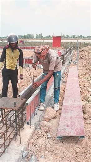 👉How to install ground beam formwork #sitework #constructionchannel