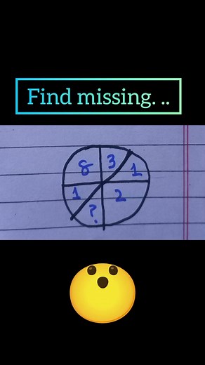 FIND MISSING ..#shorts #shorts #braintestsolution #maths #mathstricks #mathskills #mathspuzzle
