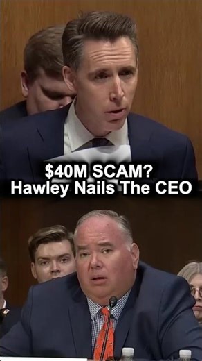 Josh Hawley DESTROYS Airline CEO Over “$40M Bag Scam” 😳