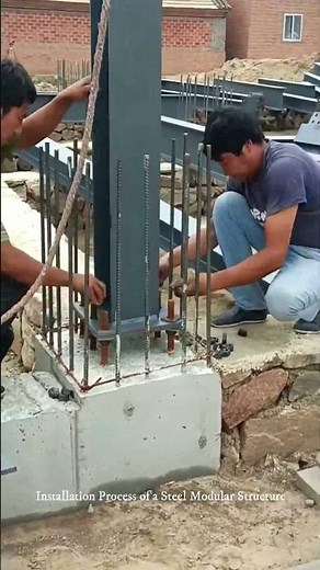 Installation Process of a Steel Modular Structure