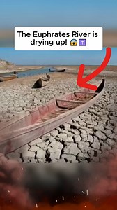 The Euphrates River is drying up. #bibleprophecy #prophecy #bible #breakingnews #fypシ゚ | Daily Faith