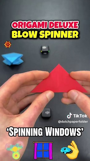 Easy Origami Paper Fidget Spinner Tutorial