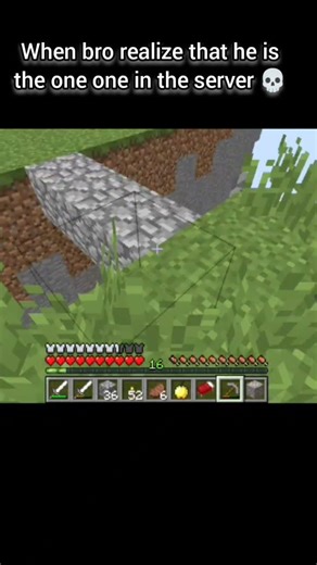 When bro realize that he is the only one in the server 💀