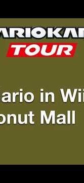 Mario Kart Tour- Cat Mario in Wii Coconut Mall