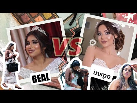 REAL VS REFERENCE: Did I NAIL the bride's look? 😲💄|| BRIDE ALANZA #bridalmakup #weddinglook