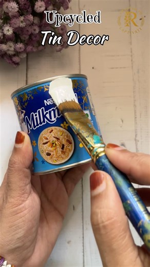 Upcycled tin can #diy #upcycling #viralshort 36/100days 100Creations