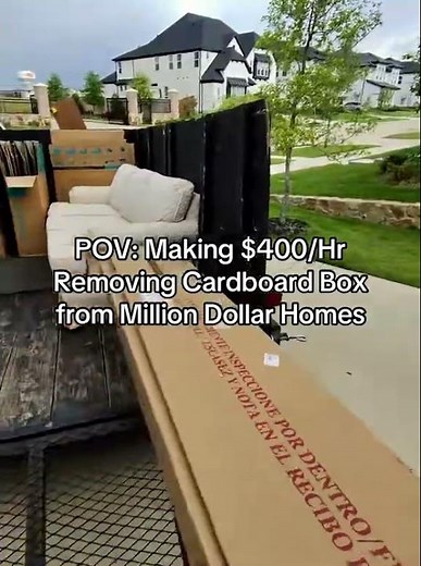 $450 Removing Cardboard Too Easy #junkremoval #explore #trending #viral #fyp #wastemanagement