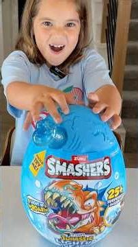 GIANT Zuru Smashers Mega Jurassic Light Up Egg Unboxing! #zurutoys #kidsshorts #kidsvideo