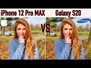 iPhone 12 Pro Max VS Samsung Galaxy S20 - Camera Comparison!