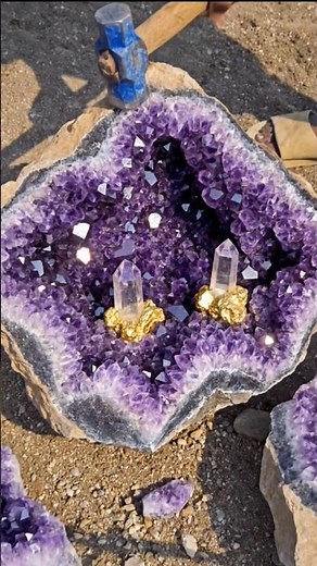 I Found a HUGE Amethyst Geode in Volcanic Rock! 💎 Ancient Crystal Discovery