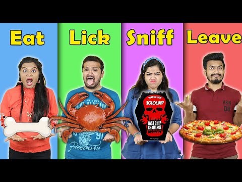 Eat,Lick,Sniff,Leave Challenge | Food Challenge India | Hungry Birds