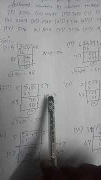 class 8th maths chapter 5 squares and square roots exercise 5.4 problem 1#square #squareroot #maths