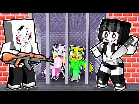 24 STUNDEN im GEFÄNGNIS der BÖSEWICHTE! 🌸 Minecraft