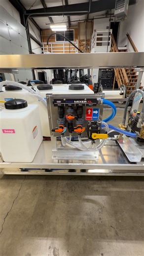 How a soft wash metering system works. Quick walkthrough on our Pro Mixer XL System #expertpowerwash #pressurewashingskids #pressurewashing #softwashing #softwash | Expert Power Wash