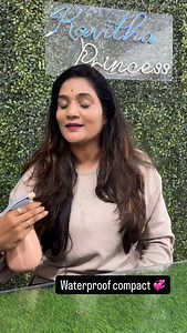 Waterproof compact 💞 #waterproof #waterproofmakeup #makeup #mua #makeuptutorial #makeuplover #makeupclass #makeupaddict #makeupinspiration #makeuplover #makeupartistworldwide #makeupinspiration #makeuprevolution #bridalmakeup #bride #bridemakeupartist | Kavitha Parlour Dvg