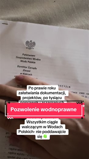 Pozwolenie wodnoprawne - co teraz?